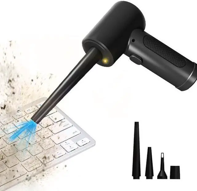 Alt view image 7 of 7 - Gemdeck Electric Air Duster, Cordless Air Duster Keyboard Cleaner