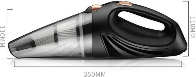 Alt view image 6 of 7 - Gemdeck Car Vacuum Cleane, Portable High Power Mini Handheld Vacuum with 3 Attachments