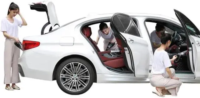 Alt view image 4 of 7 - Gemdeck Car Vacuum Cleane, Portable High Power Mini Handheld Vacuum with 3 Attachments