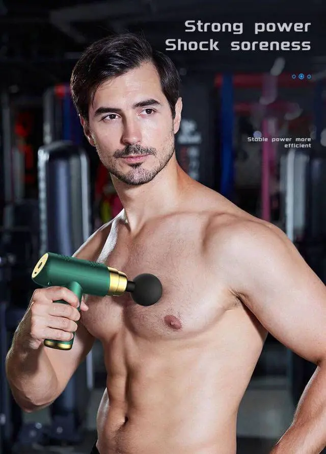 Alt view image 3 of 6 - Gemdeck Massage Gun Athlete Muscle Therapy Gun Body Muscle Massager Red