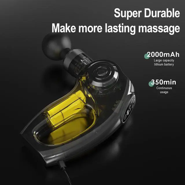 Alt view image 2 of 7 - Gemdeck Massage Gun Upgraded Percussion Muscle Handheld Deep Tissue Massager