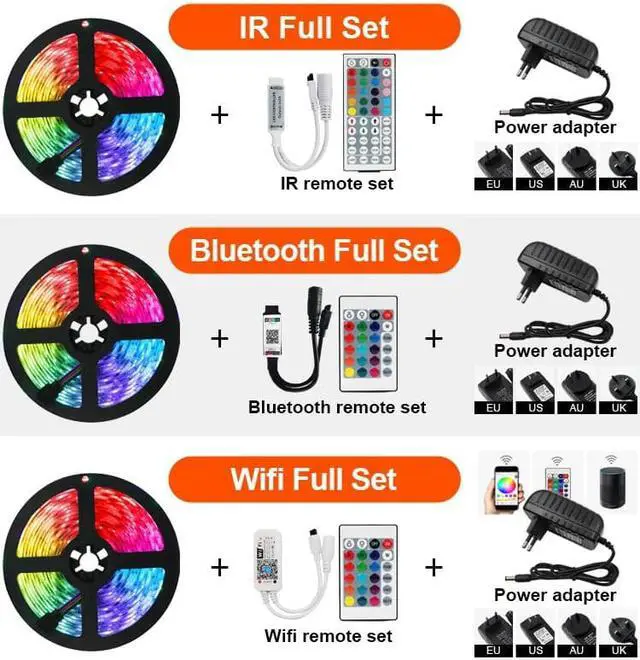 Alt view image 6 of 6 - Gemdeckv Led Lights for Bedroom Reemeer , Led Strip Lights Music Sync Color Changing Led Lights with App Control and Remote, Led Light Strips for Party, Home Decoration