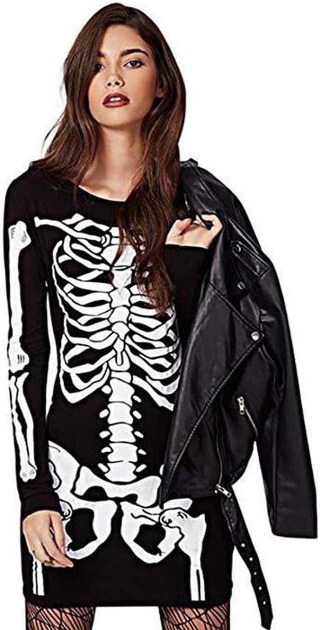 Skeleton cheap bodycon dress