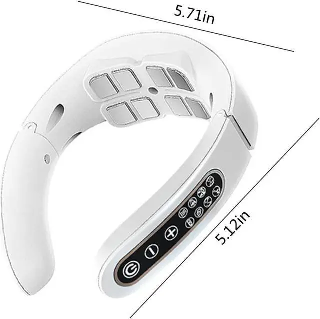 Alt view image 7 of 7 - Gemdeck Electric Pulse Neck Massager for Pain Relief, Intelligent Neck Massager with Heat