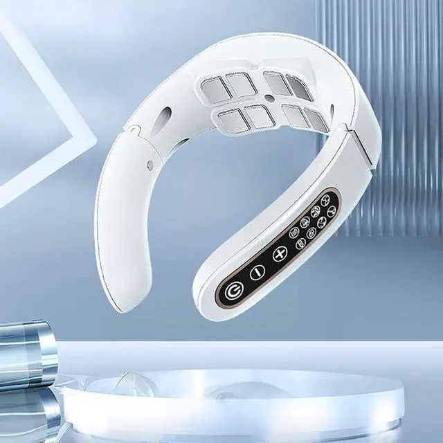 Alt view image 2 of 7 - Gemdeck Electric Pulse Neck Massager for Pain Relief, Intelligent Neck Massager with Heat