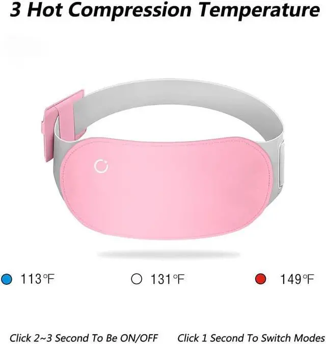 Alt view image 2 of 6 - Gemdeck Portable Electric Heating Pad,Lower Back Pain Relief USB Warming Waist Belt