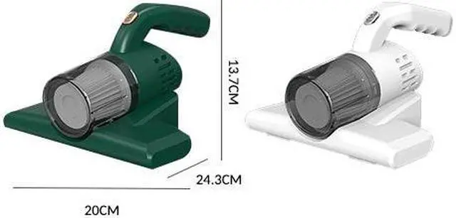 Alt view image 5 of 7 - Gemdeck Bed Vacuum Cleaner, Handheld Deep Mattress Cleaner high-Frequency Double Beat UV Mattress Vacuum Cleaner Green