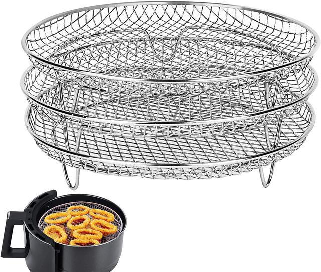 Gemdeck 8 inch Air Fryer Baskets Stackable Crisper Basket for Air
