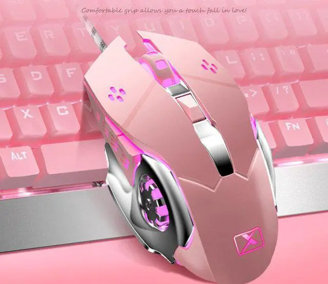 Alt view image 5 of 5 - Gemdeck Gaming Keyboard and Mouse Combo Retro Round Key Caps