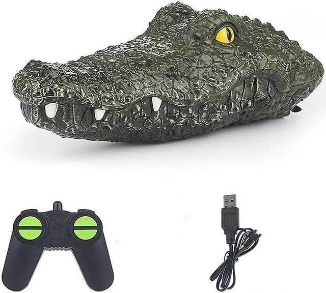 Alt view image 4 of 5 - Gemdeck Simulation Crocodile Head- Remote Control Electric Racing Boat