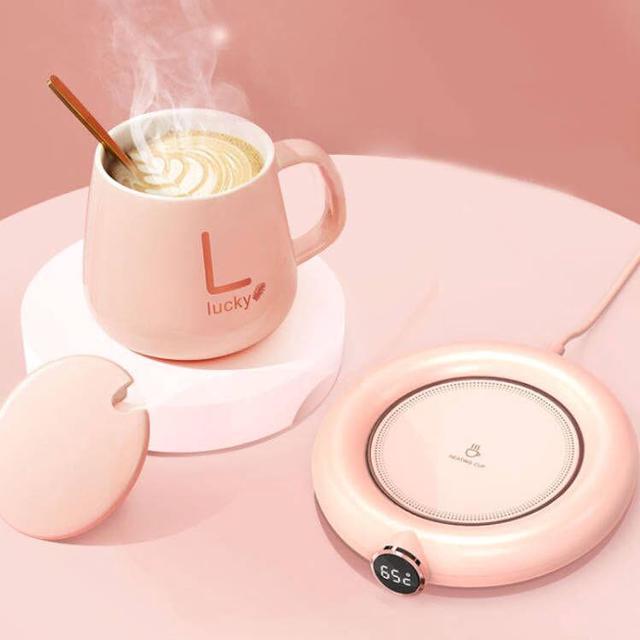 Gemdeck Cute Cat Coffee Milk Mug Warmer USB Electric Cup Warmer