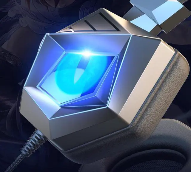 Alt view image 4 of 5 - Gemdeck Wired Headphones Cat Ear Cool Bluetooth Foldable Headphones Gift