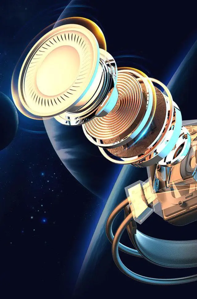 Alt view image 5 of 5 - Gemdeck Wired Headphones Cat Ear Cool Bluetooth Foldable Headphones Gift