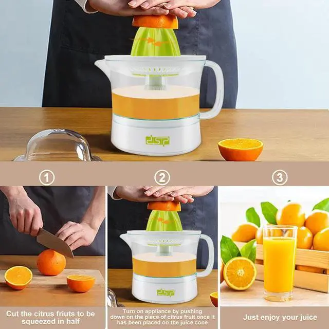 Alt view image 4 of 6 - Gemdeck Electric Citrus Juicer Orange Juice Squeezer Press Juice Extractor Juicing Machine Green