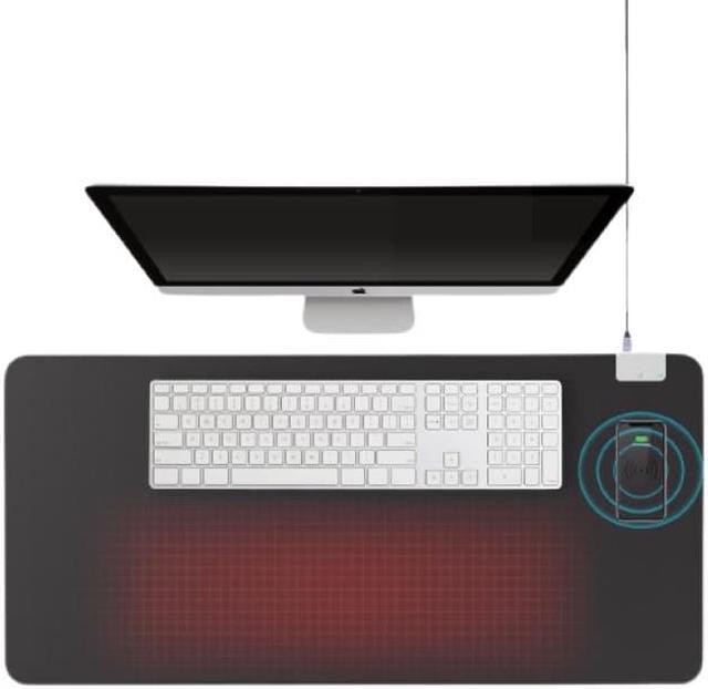 Gemdeck Heating Desk Pad/ Warm Office Desk Mat/ Warm Big Mouse Pad/ 23.6 x  14.2 Electric Warmer Pad, Temperature can adjust at will