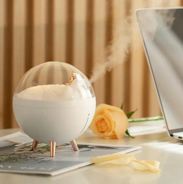 Alt view image 2 of 5 - Gemdeck Space Capsule Humidifiers Air Diffuser Portable Mini Humidifier with Night Light