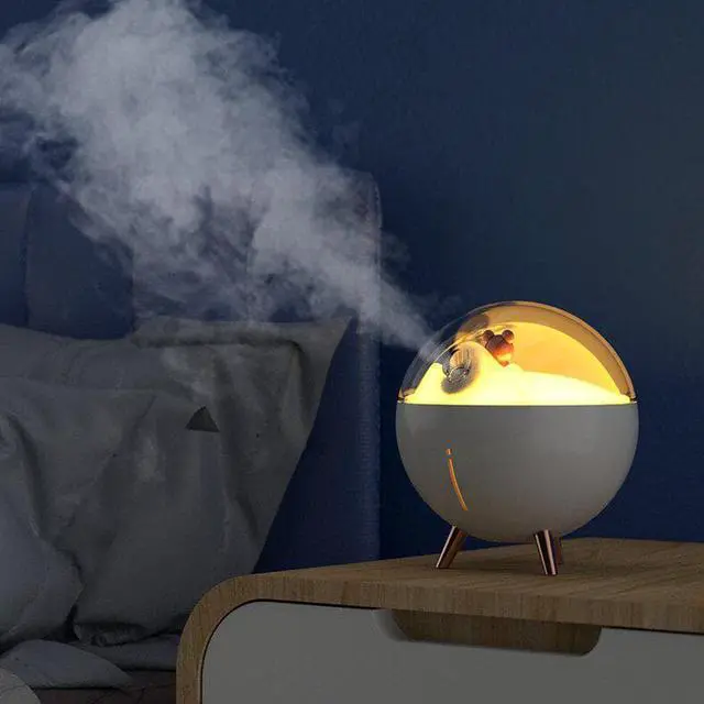 Main image of Gemdeck Space Capsule Humidifiers Air Diffuser Portable Mini Humidifier with Night Light