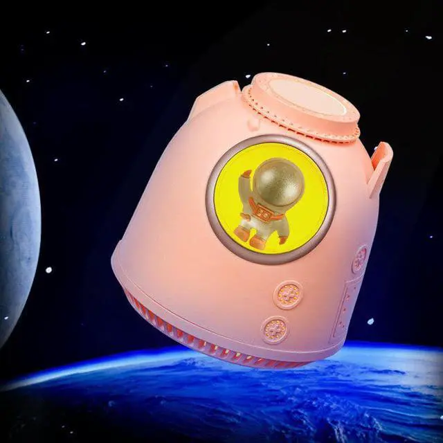 Alt view image 3 of 5 - Gemdeck Space Capsule Humidifiers Air Diffuser Portable Humidifier with Night Light