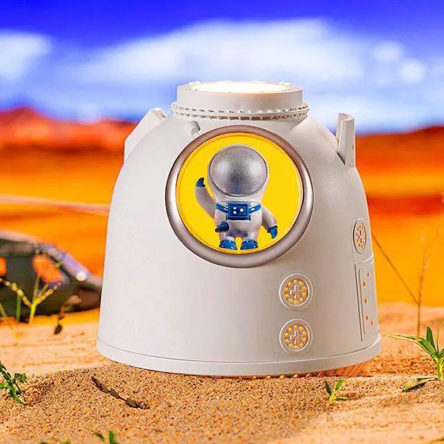 Alt view image 4 of 5 - Gemdeck Space Capsule Humidifiers Air Diffuser Portable Humidifier with Night Light