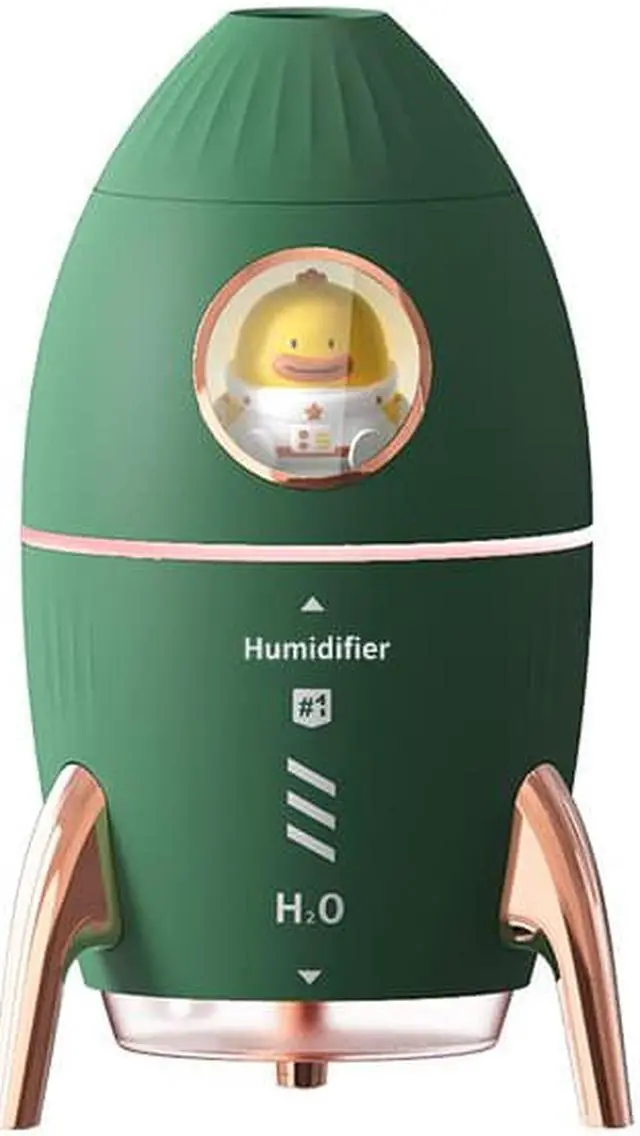 Main image of Gemdeck Rocket Humidifiers Air Diffuser Portable Humidifier with Night Light