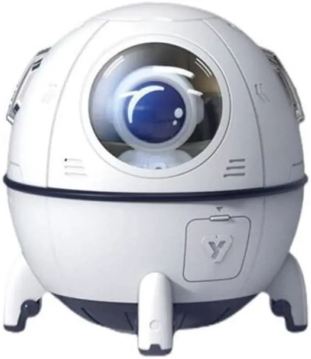 Main image of Gemdeck Space Capsule Astronaut Humidifiers Air Diffuser Portable Mini Humidifier White