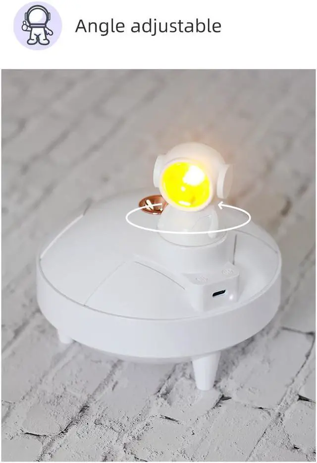Alt view image 5 of 6 - Gemdeck Astronaut Space Capsule Humidifiers Air Diffuser Portable Mini Humidifier