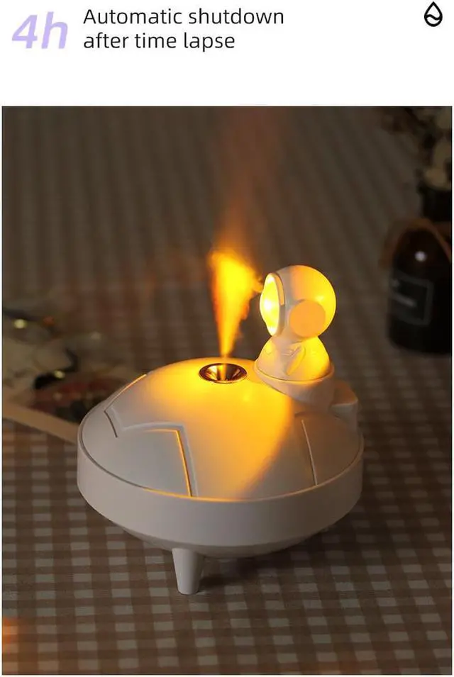 Alt view image 4 of 6 - Gemdeck Astronaut Space Capsule Humidifiers Air Diffuser Portable Mini Humidifier