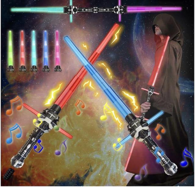 Laser Sword Lightsaber Double Sword Katana Gift For Boy