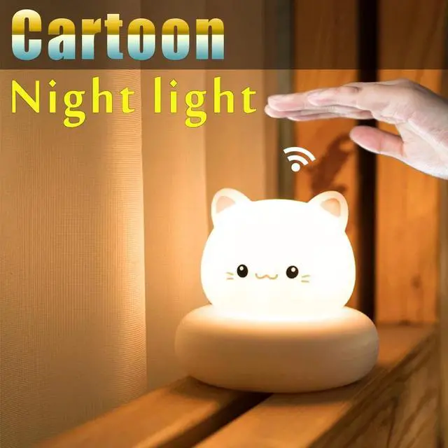 Alt view image 5 of 6 - Gemdeck Children's Night Light Rabbit Baby Nightlight For Home Kid USB Cartoon Led Lamp