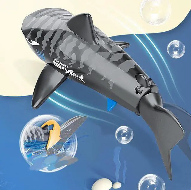Alt view image 4 of 6 - Gemdeck Remote Control Shark Toy Scale High Simulation Shark Shark Toys Gift for Kids
