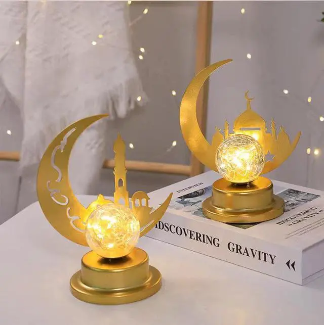 Alt view image 4 of 5 - Gemdeck Ramadan Eid Moon Night Light Led Lamp