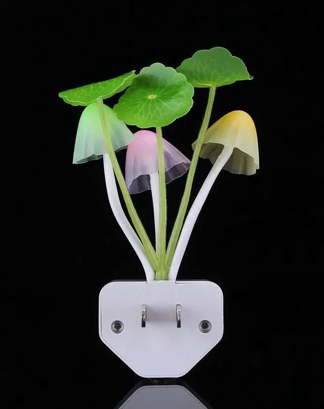 Alt view image 6 of 7 - Gemdeck Sensor Led Night Light, Color Changing Plug-in LED Mushroom Dream Bed Lamp