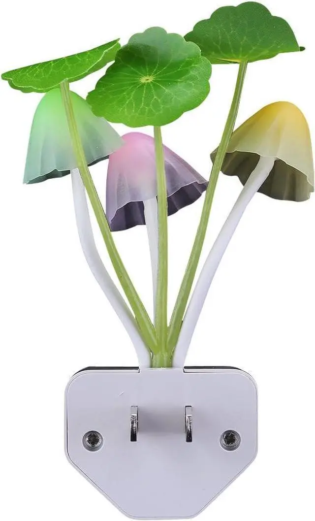 Main image of Gemdeck Sensor Led Night Light, Color Changing Plug-in LED Mushroom Dream Bed Lamp