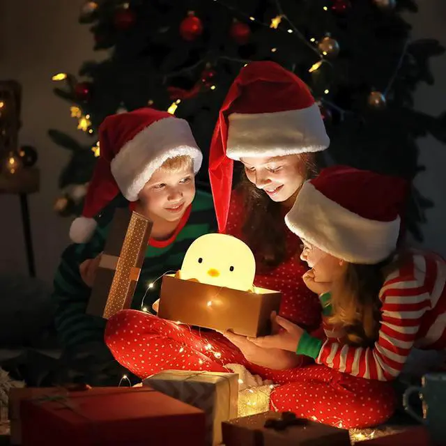 Alt view image 7 of 7 - Gemdeck Silicone Egg Nightlight for Baby, Soft Chicken Table Lamp with Rechargeable and Dimmable