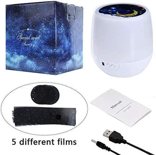 Alt view image 5 of 5 - Gemdeck Night Lights for Kids, Multifunctional Night Light Star Projector Lamp for Decor
