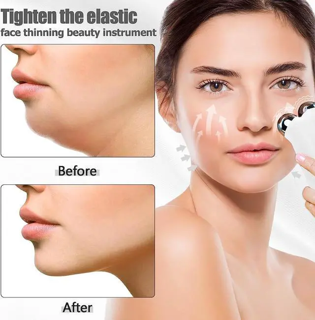 Alt view image 2 of 7 - Gemdeck Electric Facial Massager Device, V-Face Sculpting Tool for Anti Aging Wrinkle Reducer Rejuvenation Spa Instant Face Lift