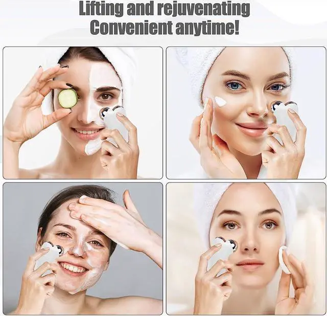 Alt view image 7 of 7 - Gemdeck Electric Facial Massager Device, V-Face Sculpting Tool for Anti Aging Wrinkle Reducer Rejuvenation Spa Instant Face Lift