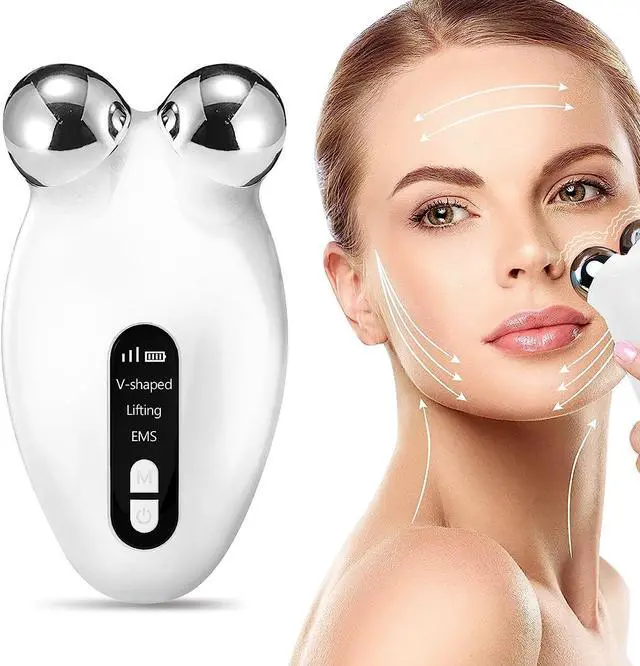 Main image of Gemdeck Electric Facial Massager Device, V-Face Sculpting Tool for Anti Aging Wrinkle Reducer Rejuvenation Spa Instant Face Lift