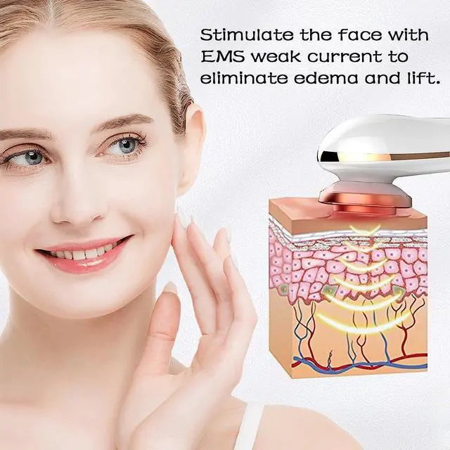 Alt view image 4 of 7 - Gemdeck Face Massager for Face Lift, Facial Roller Device, Multifunctional Skin Care Tools
