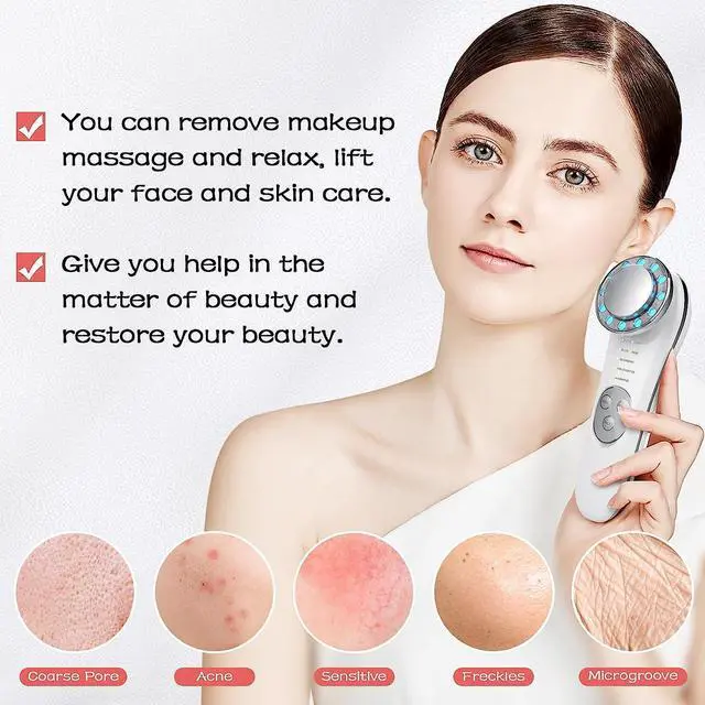 Alt view image 7 of 7 - Gemdeck Face Massager for Face Lift, Facial Roller Device, Multifunctional Skin Care Tools