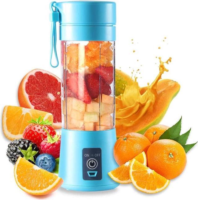 Main image of Gemdeck Portable Electric Juicer Cup, Usb Rechargeable Portable Blender,Automatic Household Electric Juicer Blue