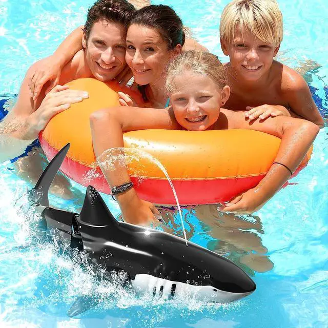 Alt view image 5 of 6 - Gemdeck 2.4Ghz Remote Control Shark Toys for Kids, Electric RC Simulation Shark Fish Toys