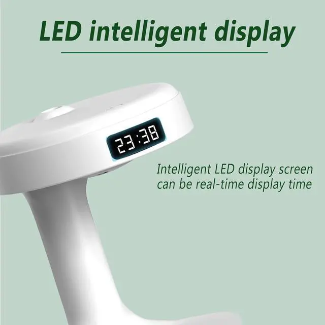 Alt view image 4 of 6 - Gemdeck Portable Humidifier, Anti Gravity Air Humidifier with Water Dropletmall Black