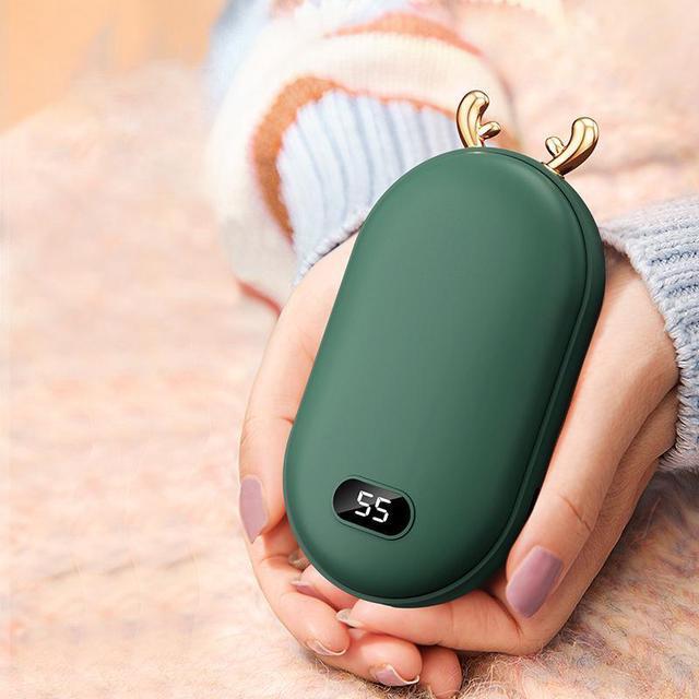 Gemdeck Hand Warmers Rechargeable, 3000mAh Electric Portable Pocket Hand  Warmer Green 