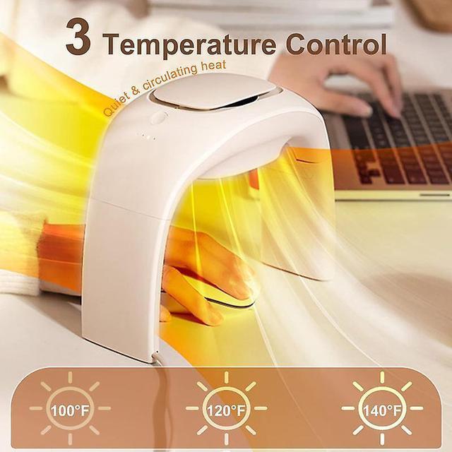 Gemdeck Heated Mouse Pad Hand Warmer, Heated Desk Warmer For Office Gaming  White 