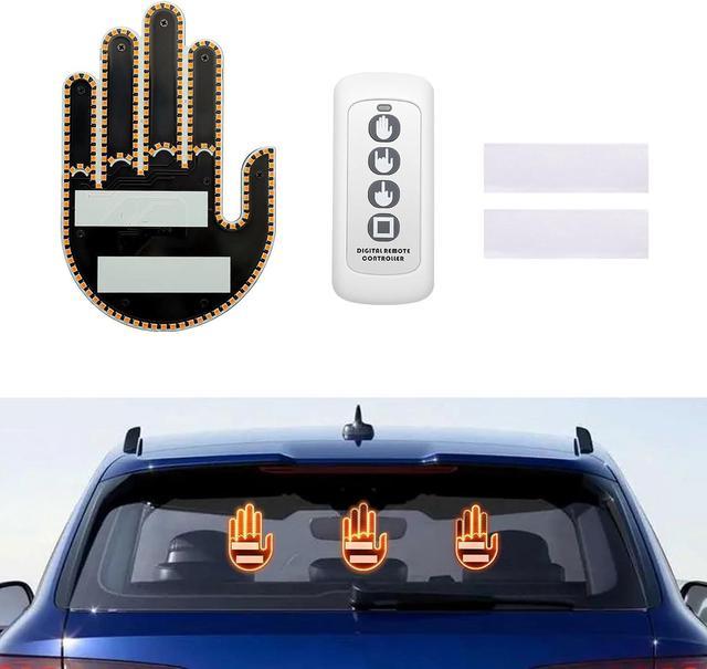 Gemdeck Car Accessories for Men, Fun Car Finger Light with Remote