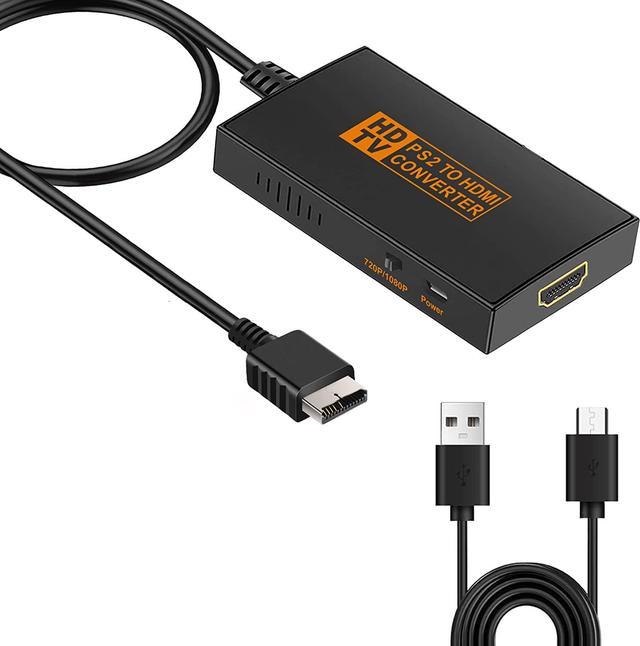 PS2 to HDMI Converter Adapter for HDTV HDMI Monitor Compatible