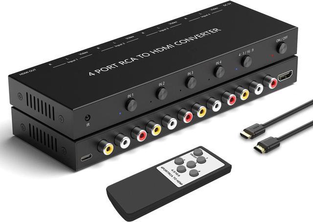 AV to HDMI converter, 1 AV input, 1 HDMI output