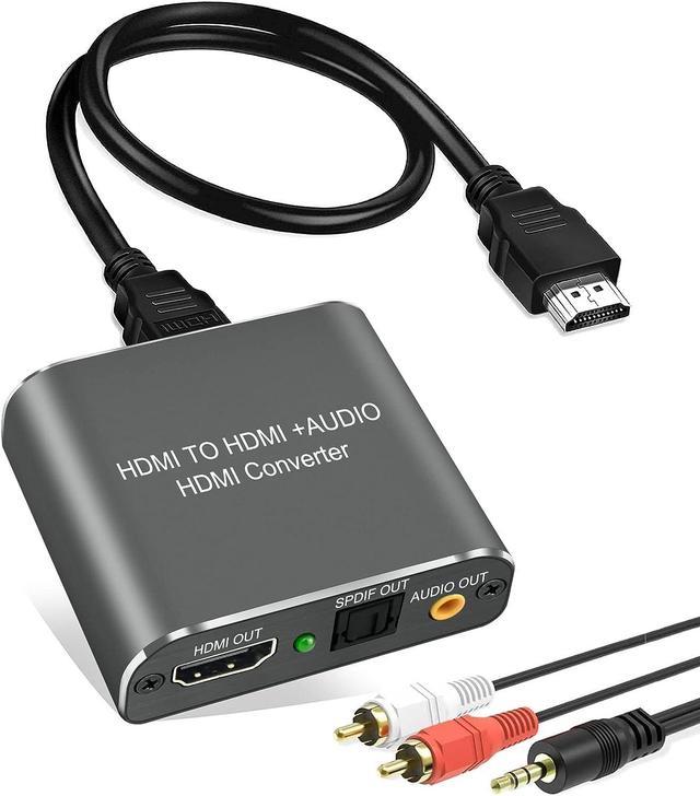 4K HDMI AUDIO EXTRACTOR 60HZ 4:4:4 SUPPORTS 18GBPS