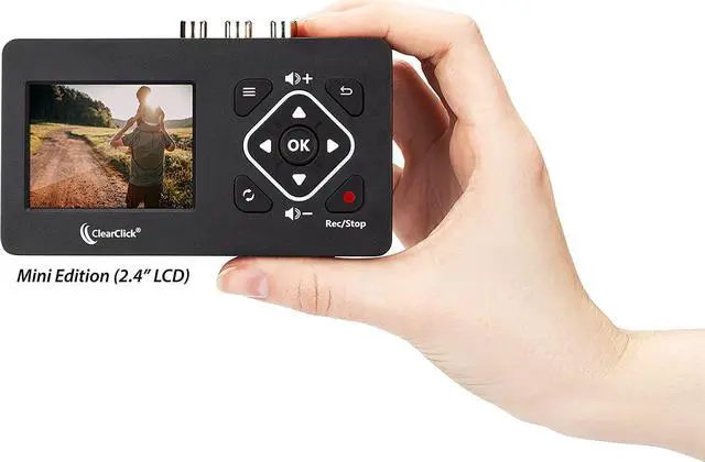 Alt view image 2 of 6 - Video to Digital Converter 2.0 (Second Generation) Mini Edition - Record Video from VCRs VHS Tapes AV RCA Hi8 Camcorder DVD Gaming Systems